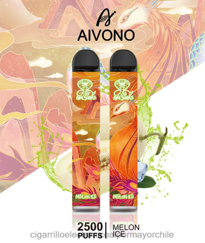 Aivono AIM SNAKE 2500 hielo de melón 4J88D311 - Cigarrillo Electrónico Recargable