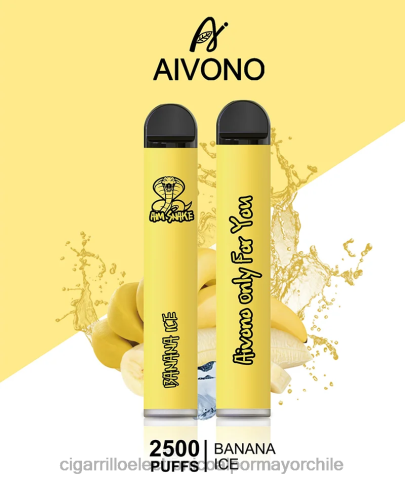 Aivono AIM SNAKE 2500 hielo de plátano 4J88D298 - Cigarrillo Electrónico Para Dejar De Fumar