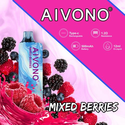 Aivono AIM GUN 7000 bayas mixtas 4J88D111 - Cigarrillo Electrónico Recargable