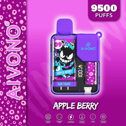 Aivono AIM TANK 9500 baya de manzana 4J88D43 - Cigarrillo Electrónico Vape