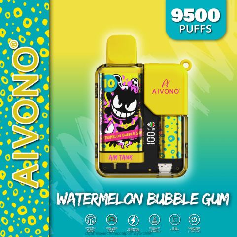 Aivono AIM TANK 9500 chicle de sandía 4J88D44 - Cigarrillo Electrónico Desechable