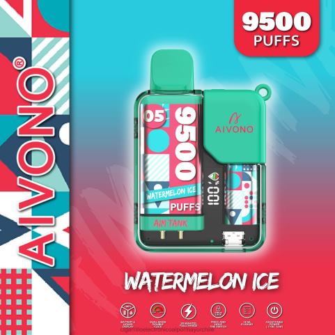 Aivono AIM TANK 9500 hielo de sandia 4J88D37 - Cigarrillo Electrónico Con Nicotina