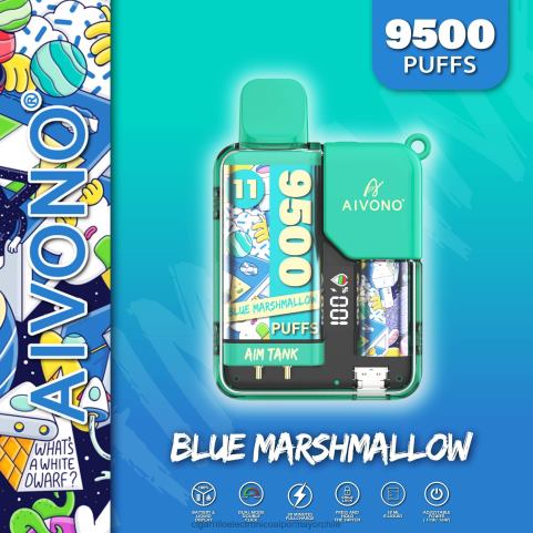 Aivono AIM TANK 9500 malvavisco azul 4J88D42 - Cigarrillo Electrónico Sin Nicotina