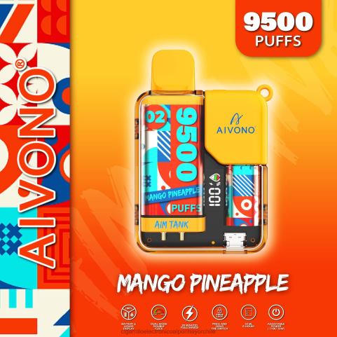 Aivono AIM TANK 9500 mango piña 4J88D34 - Cigarrillo Electrónico Desechable