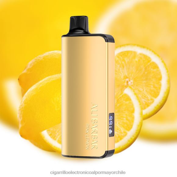 Alibarbar Ingot 9000 vaporizadores desechables limon rosa 2HN2V23 - Cigarrillo Electrónico Sin Nicotina