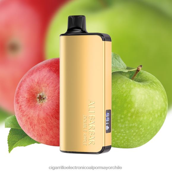 Alibarbar Ingot 9000 vaporizadores desechables manzana doble 2HN2V28 - Cigarrillo Electrónico Con Nicotina