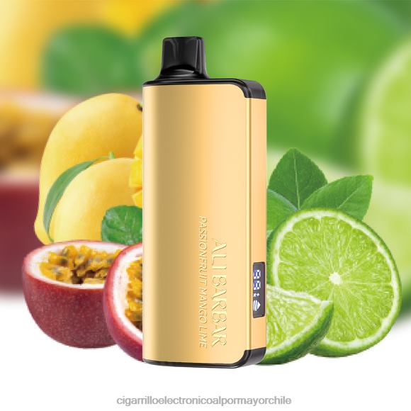 Alibarbar Ingot 9000 vaporizadores desechables maracuyá mango lima 2HN2V22 - Cigarrillo Electrónico Recargable