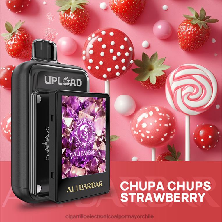 Alibarbar subir chupa chups fresa D0R64114 - Cigarrillo Electrónico Sin Nicotina