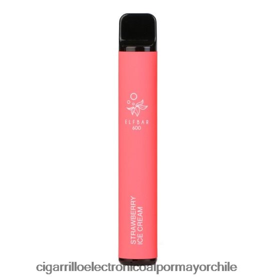 helado de fresa 8V60V0104 Cigarrillo Electrónico Desechable - ELFBAR 600
