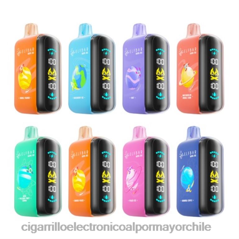 Cigarrillo Electrónico Recargable 4T8241 Elf Bar Raya D3 25000 desechable