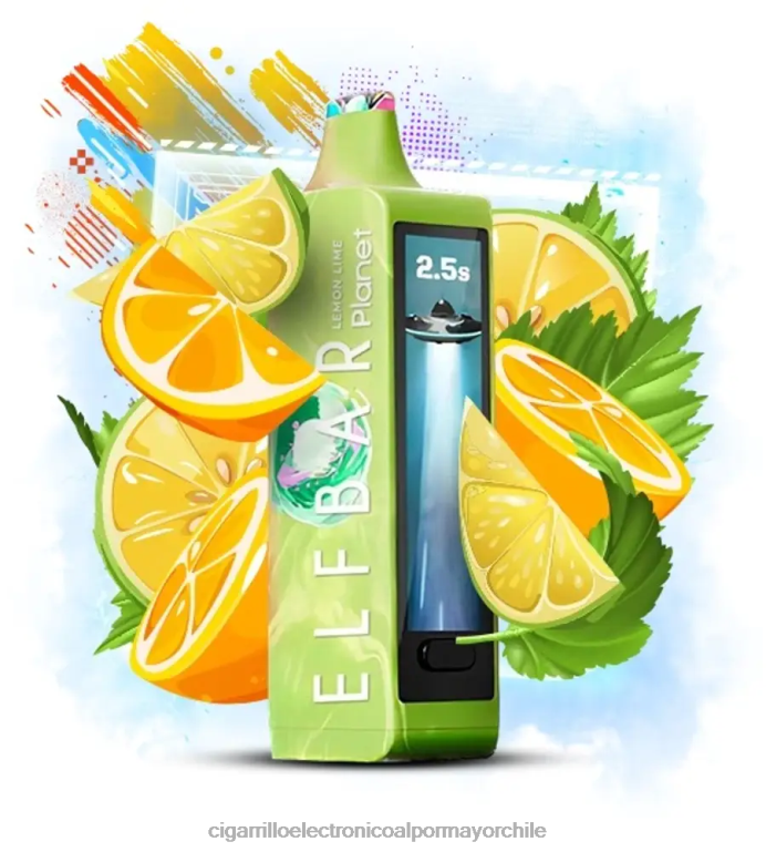 Cigarrillo Electrónico Para Dejar De Fumar Precio 4T82416 Elf Bar Planet 25000 lima limon