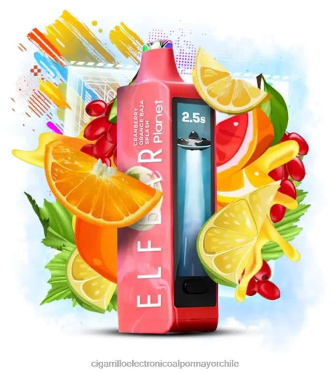 arándano naranja baja splash