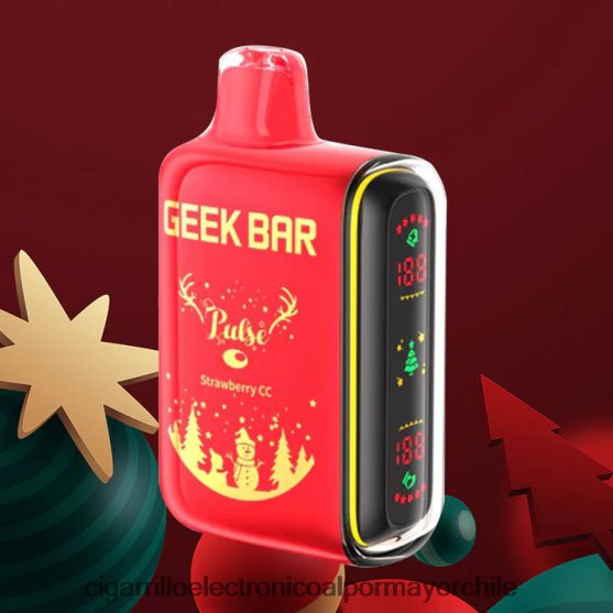 fresa cc 8V60V086 Cigarrillo Electrónico Para Dejar De Fumar Precio - GEEK BAR Pulse edición navideña 7500 inhalaciones/15000 inhalaciones