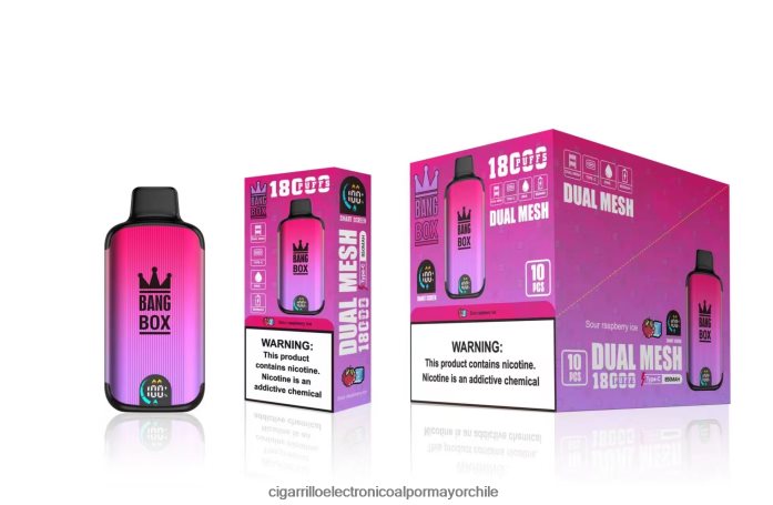Bang Box 18000 bocanadas hielo de frambuesa agria J0LV2698 - Cigarrillo Electronico Chile