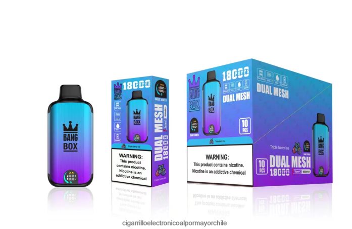 Bang Box 18000 bocanadas hielo de triple baya J0LV2695 - Cigarrillo Electrónico Con Nicotina
