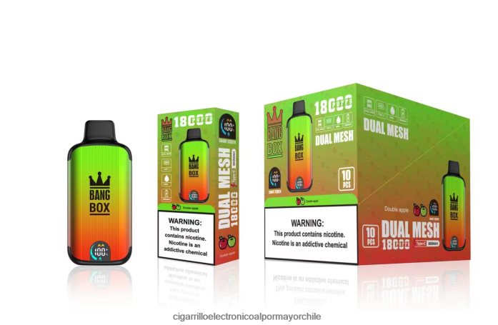 Bang Box 18000 bocanadas manzana doble J0LV2693 - Cigarrillo Electrónico Precio
