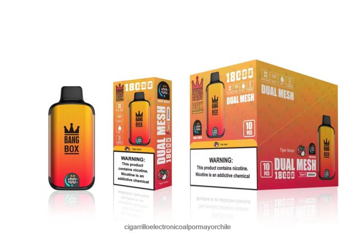 Bang Box 18000 bocanadas sangre de tigre J0LV2694 - Cigarrillo Electrónico Para Dejar De Fumar Precio