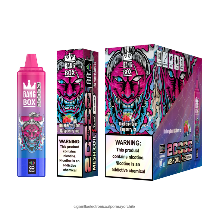 Bang Box 20000 arándano frambuesa agria hielo J0LV2655 - Cigarrillo Electronico Chile