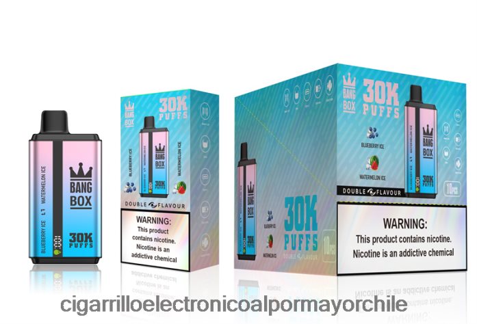 Bang Box 30000 inhalaciones de dos sabores. hielo de arándanos y hielo de sandía J0LV2669 - Cigarrillo Electrónico Recargable