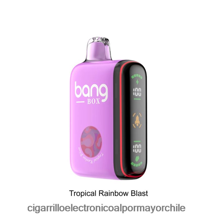 Bang Box Pantalla de potencia inteligente de 9000-18000 inhalaciones explosión del arco iris tropical J0LV2636 - Cigarrillo Electrónico Para Dejar De Fumar Precio