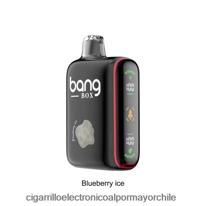 Bang Box Pantalla de potencia inteligente de 9000-18000 inhalaciones hielo de arándanos J0LV2632 - Cigarrillo Electrónico Sin Nicotina