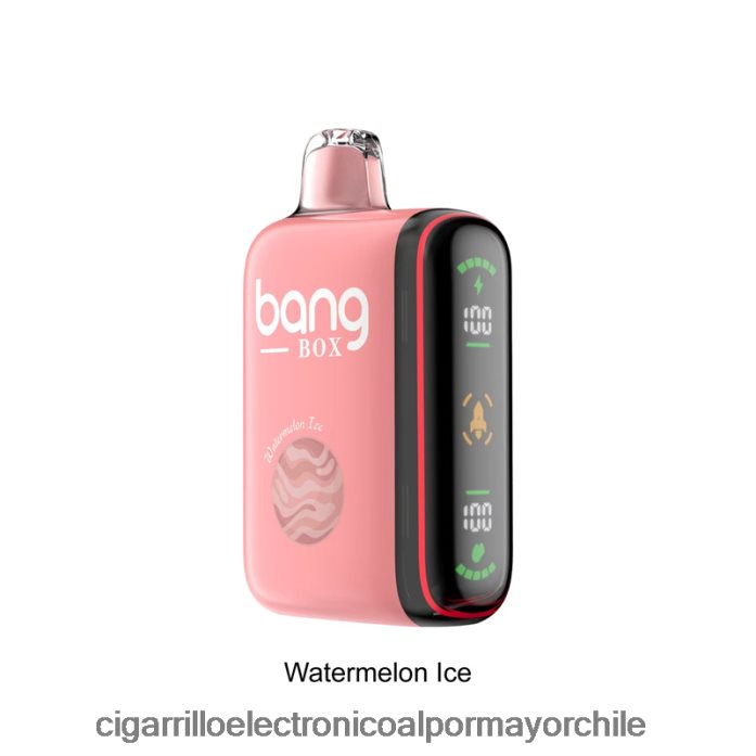 Bang Box Pantalla de potencia inteligente de 9000-18000 inhalaciones hielo de sandia J0LV2634 - Cigarrillo Electrónico Desechable