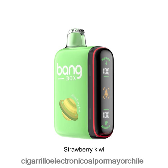 Bang Box Pantalla de potencia inteligente de 9000-18000 inhalaciones kiwi fresa J0LV2627 - Cigarrillo Electrónico Con Nicotina