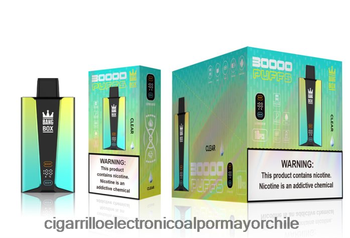 Bang Box Pantalla inteligente de 30000 inhalaciones claro J0LV2676 - Cigarrillo Electrónico Para Dejar De Fumar