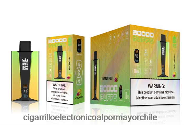 Bang Box Pantalla inteligente de 30000 inhalaciones granadilla J0LV2684 - Cigarrillo Electrónico Para Dejar De Fumar Precio