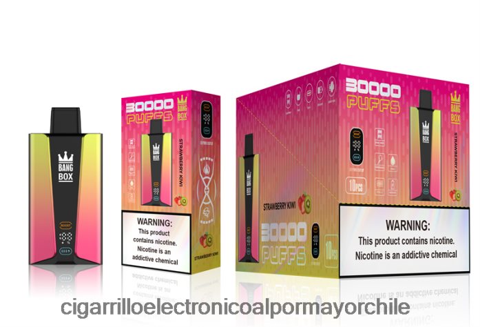 Bang Box Pantalla inteligente de 30000 inhalaciones kiwi fresa J0LV2674 - Cigarrillo Electrónico Para Dejar De Fumar Precio