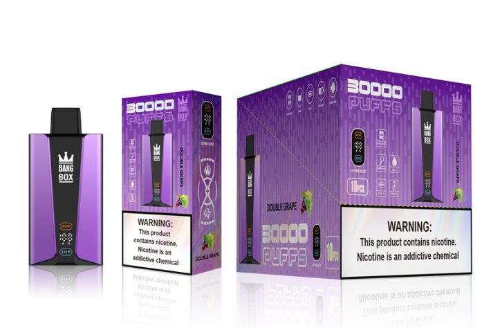 Bang Box Pantalla inteligente de 30000 inhalaciones uva doble J0LV2685 - Cigarrillo Electrónico Con Nicotina