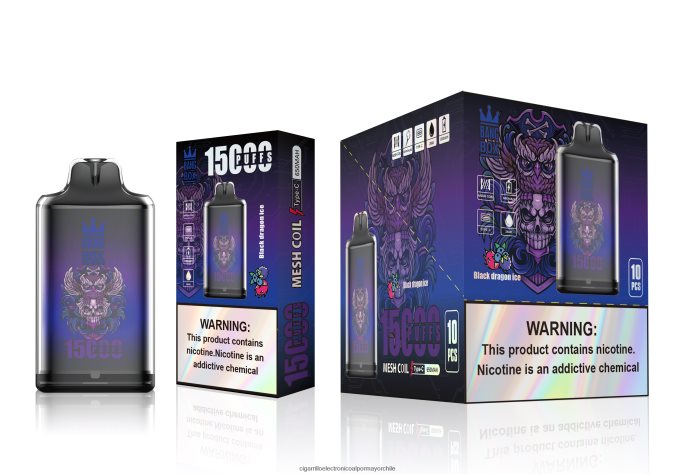 Bang Box s1-15000 bocanadas hielo del dragón negro J0LV26110 - Cigarrillo Electrónico Sin Nicotina