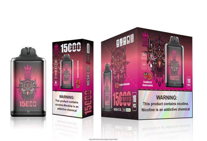 Bang Box s1-15000 bocanadas sandia frambuesa J0LV26105 - Cigarrillo Electrónico Con Nicotina
