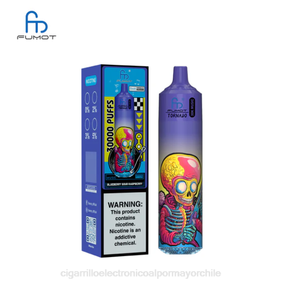 Fumot Tornado música de 30k arándano frambuesa agria 408V6 - Cigarrillo Electrónico Para Dejar De Fumar Precio