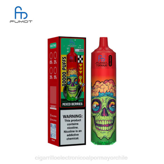 Fumot Tornado música de 30k bayas mixtas 408V18 - Cigarrillo Electrónico Para Dejar De Fumar