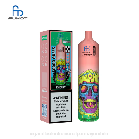 Fumot Tornado música de 30k cereza 408V7 - Cigarrillo Electrónico Con Nicotina