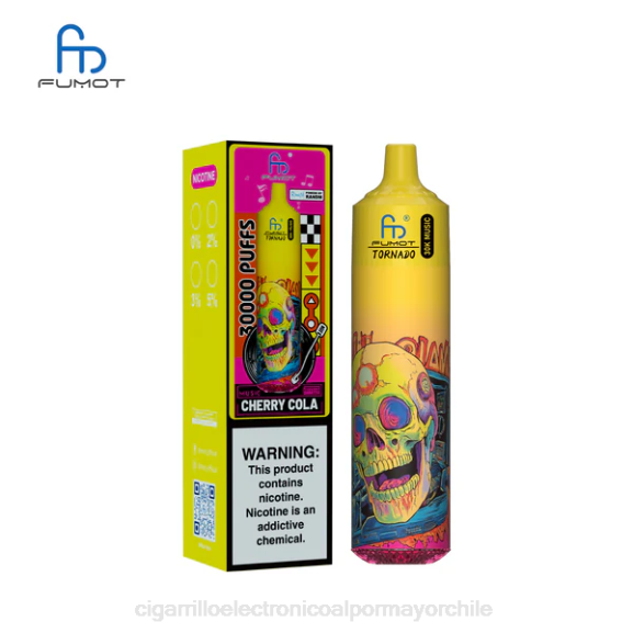 Fumot Tornado música de 30k cola de cereza 408V8 - Cigarrillo Electrónico Para Dejar De Fumar