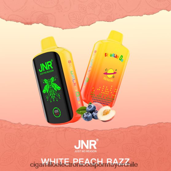 razz de durazno blanco