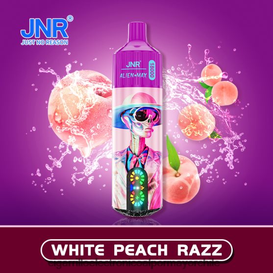 razz de durazno blanco