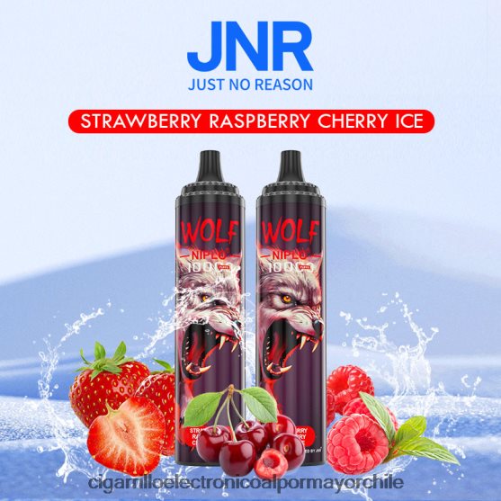 fresa frambuesa cereza hielo 8V60V0773 Cigarrillo Electrónico Vape - JNR WOLF NIPLO