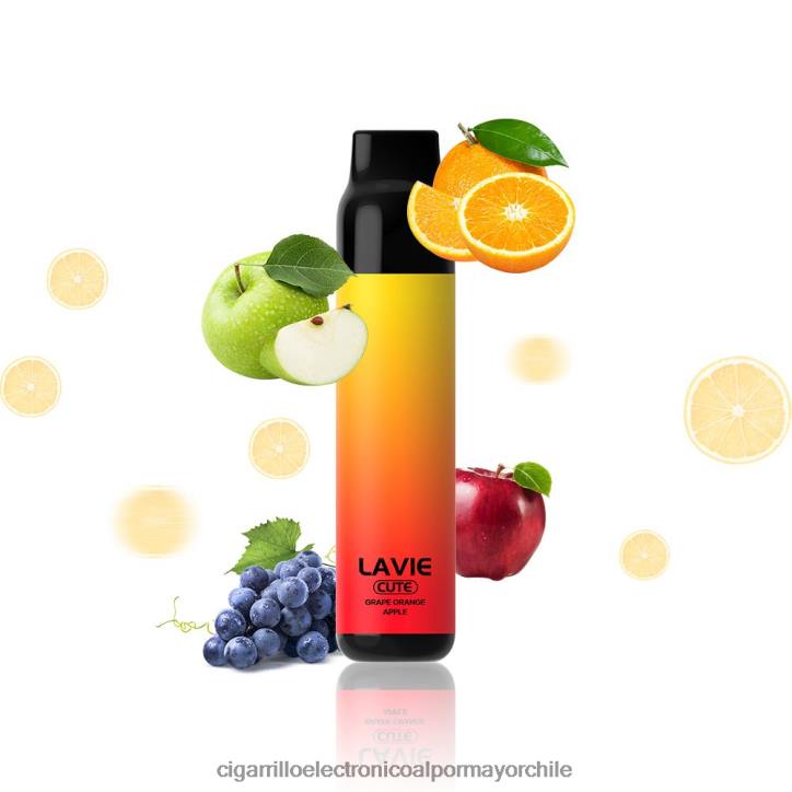 LAVIE BAR 3000 bocanadas uva naranja manzana H428B288 - Cigarrillo Electrónico Para Dejar De Fumar