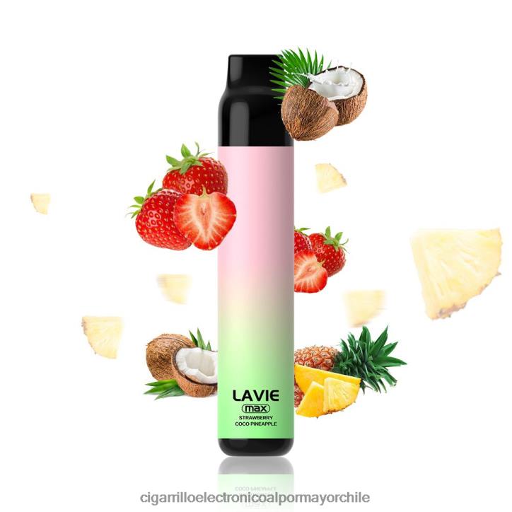 LAVIE BAR 5000 inhalaciones - máx. fresa coco manzana H428B283 - Cigarrillo Electrónico Vape