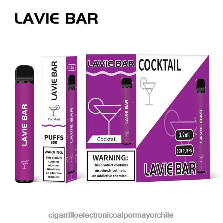 LAVIE BAR 800 bocanadas cóctel H428B312 - Cigarrillo Electrónico Sin Nicotina