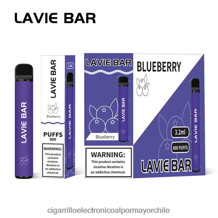 LAVIE BAR 800 bocanadas hielo de arándanos H428B310 - Cigarrillo Electronico Chile