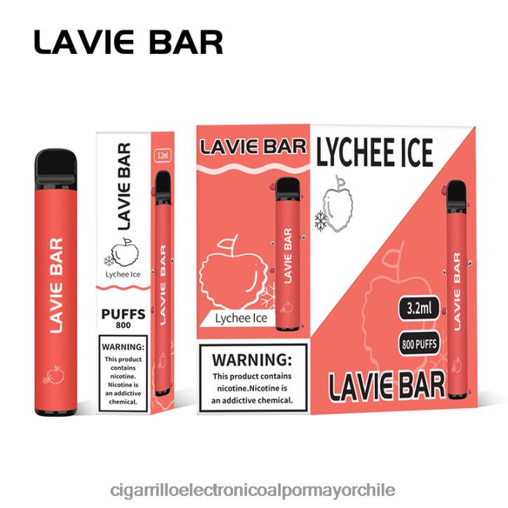 LAVIE BAR 800 bocanadas hielo de lichi H428B313 - Cigarrillo Electrónico Vape