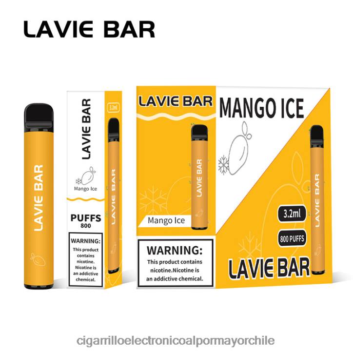 LAVIE BAR 800 bocanadas hielo de mango H428B309 - Cigarrillo Electrónico Precio Chile