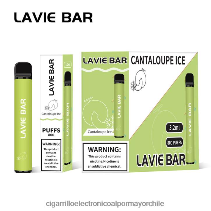 LAVIE BAR 800 bocanadas hielo de melón H428B317 - Cigarrillo Electrónico Con Nicotina