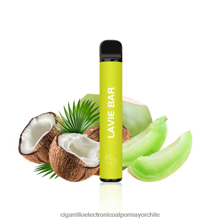 LAVIE BAR Versión al 2% 800 inhalaciones melón coco H428B324 - Cigarrillo Electrónico Desechable