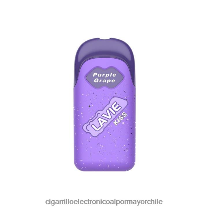 LAVIE KISS 8000 bocanadas uva morada H428B112 - Cigarrillo Electrónico Sin Nicotina