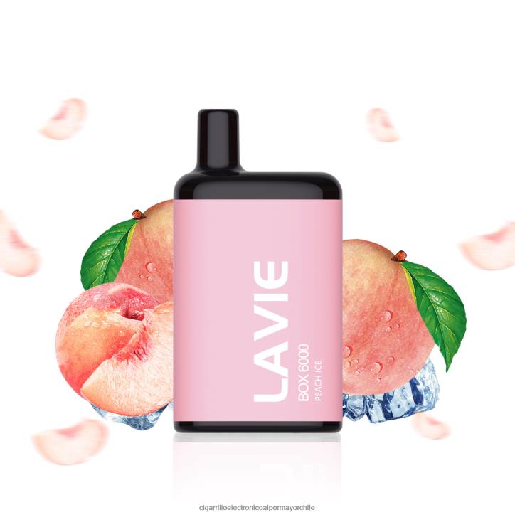 LAVIE BOX 6000 bocanadas hielo de durazno H428B200 - Cigarrillo Electronico Chile